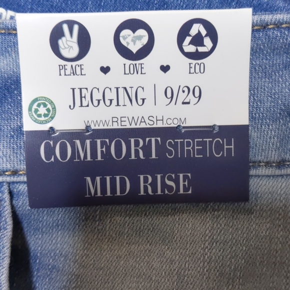 REWASH Jean's Jegging's Mid Rise Size 13 - Picture 7 of 16